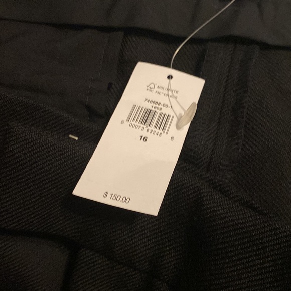 Banana Republic Lido Wide Leg Wool Pant | Black #746688 - Picture 11 of 16